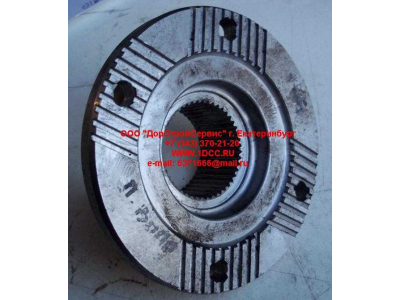 Фланец проходного вала D-165, 4 отв., с насечками, низкий, мелкий шлиц H HOWO (ХОВО) RHAZ9114320205 фото 1 Брянск