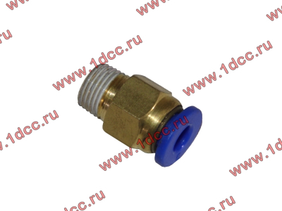 Фитинг (бронза, прямой, П конус 10) d-5 HOWO (ХОВО)  фото 1 Брянск