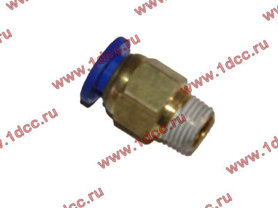 Фитинг (бронза, прямой, П конус 14) d-6 HOWO (ХОВО)  фото 1 Брянск